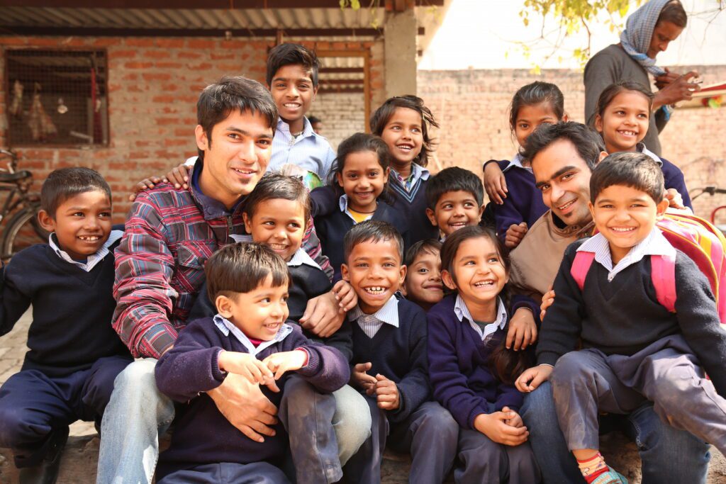 Touching and being touched by the lives of children from Smile Foundation.