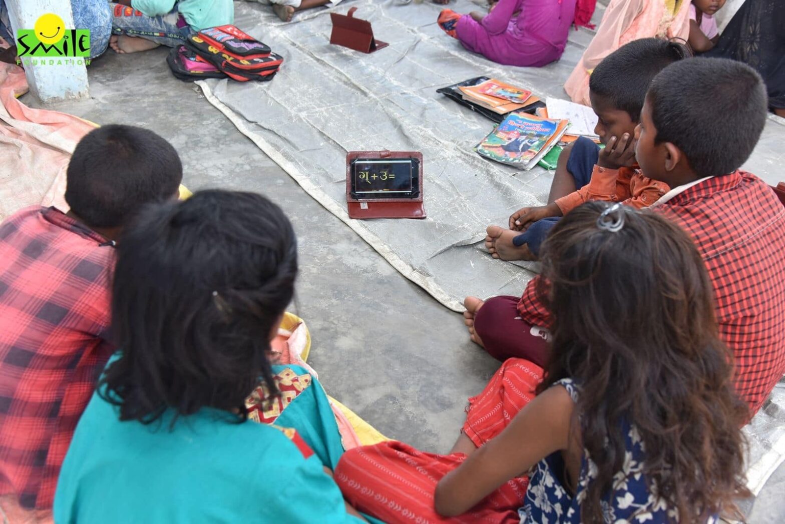 Educating children from Musahar tribe