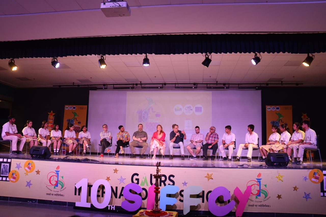 Gaur International School Students Explore World Cinema at SIFFCY’ 24