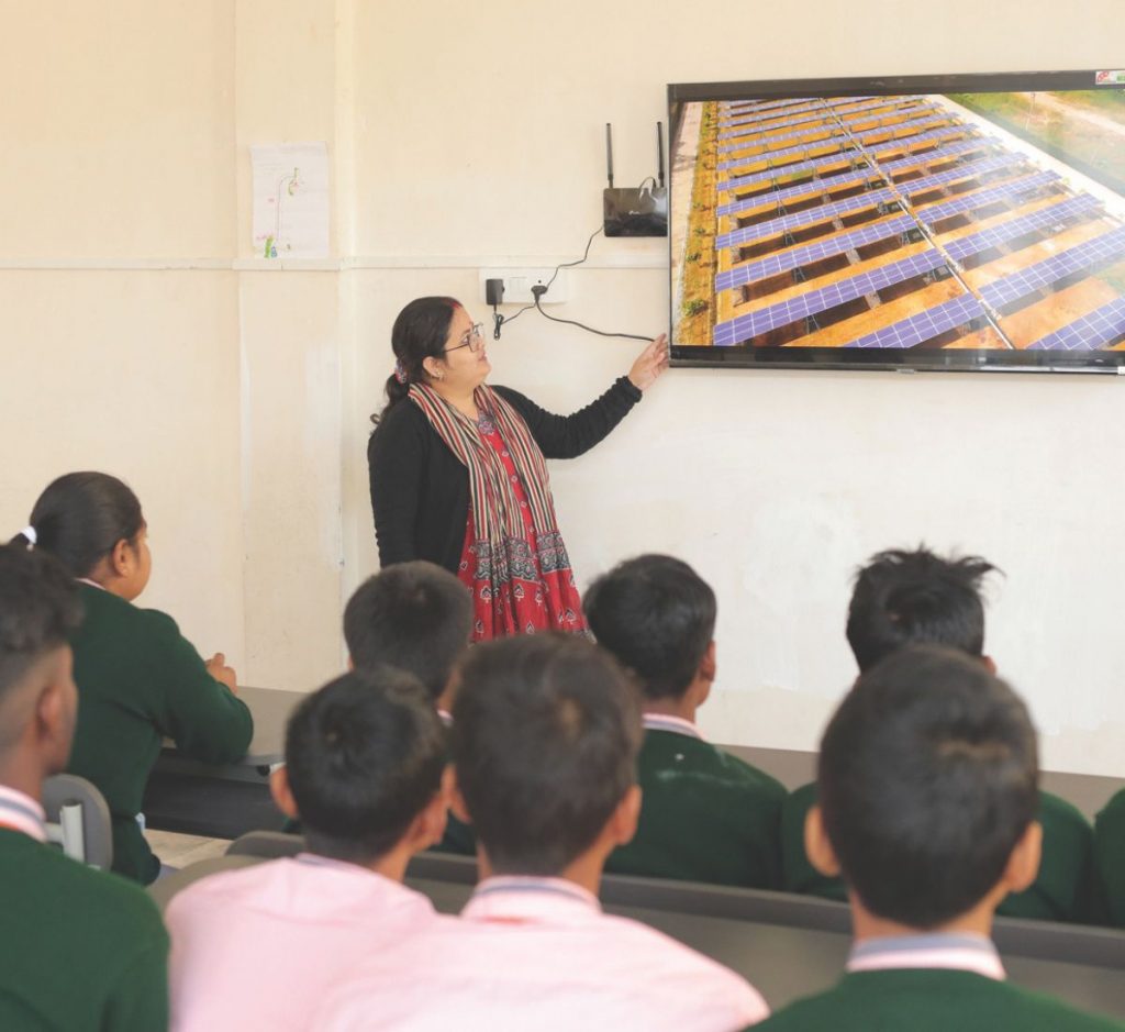 Solar-Powered Digital Classrooms introduced in Govt Schools